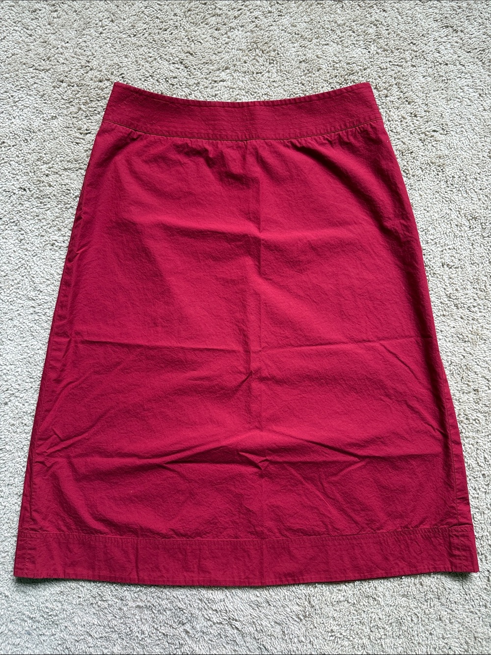 J. Crew Deep Red Pencil Skirt